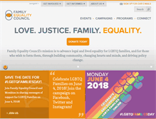 Tablet Screenshot of familyequality.org